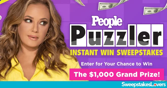 Game Show Network People Puzzler Instant Win Sweepstakes 2022