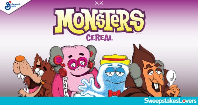 KAWS Monsters Cereals Sweepstakes 2022