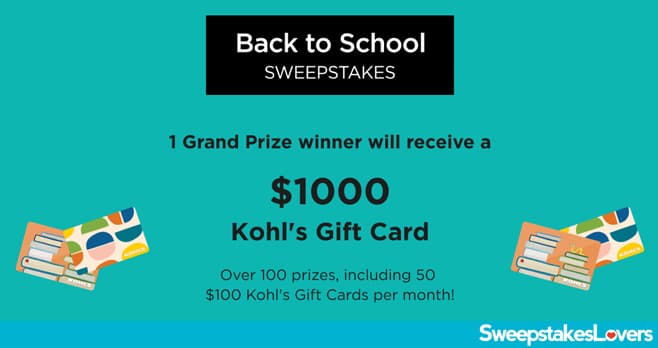 Kohl's Back To School Giveaway 2022