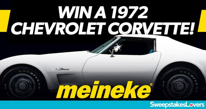 Meineke Car Care 50th Anniversary Corvette Giveaway 2022