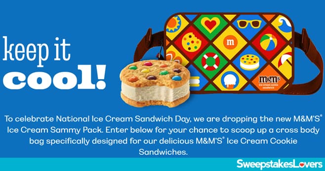 M&M'S Ice Cream Cookie Sandwich Sweepstakes 2022