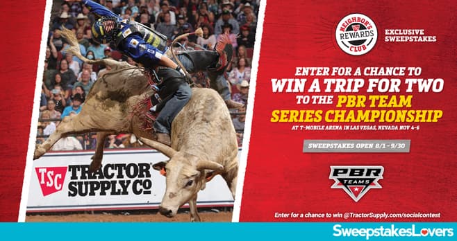 Tractor Supply Neighbor's Club Exclusive PBR Team Series Championship Sweepstakes 2022