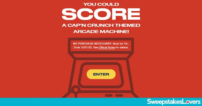 Captain Crunch Arcade Sweepstakes 2022
