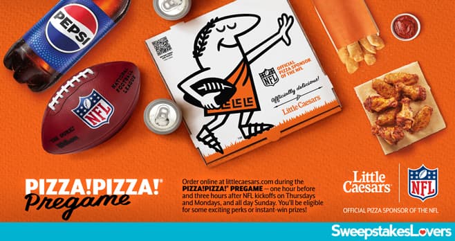 Little Caesars Pizza Pizza Pre-Game Sweepstakes & Instant Win Game 2023