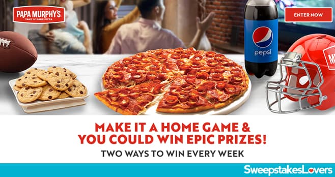 Papa Murphy's Tailbaking Make It A Home Game Sweepstakes and Instant Win Game 2022