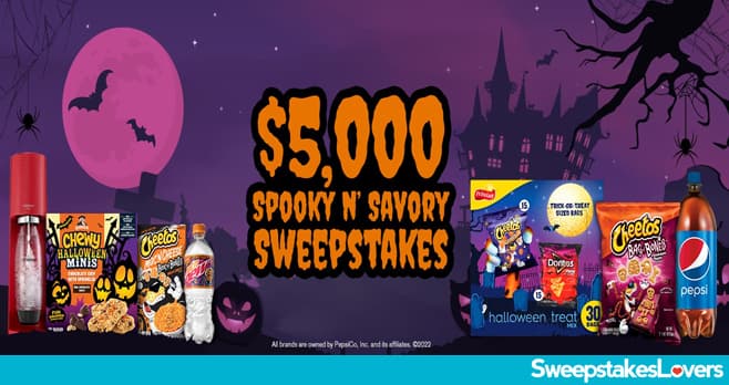 Tasty Rewards $5,000 Spooky n' Savory Sweepstakes 2022