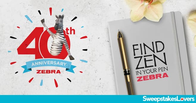 Zebra 40th Anniversary Give Away Sweepstakes 2022
