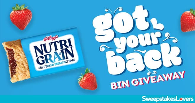 Kellogg's Nutri-Grain Got Your Back Bin Sweepstakes 2022