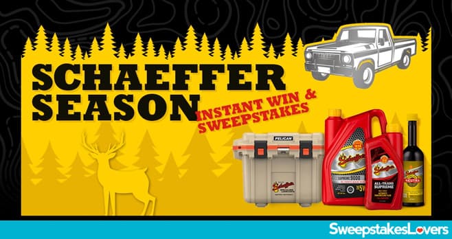Schaeffer Season Sweepstakes and Instant Win Game 2022