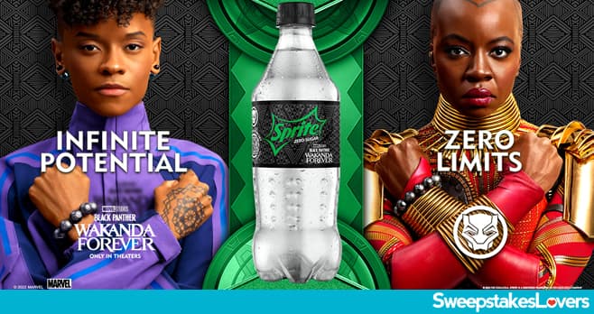 Sprite Zero Black Panther Wakanda Forever Sweepstakes 2022