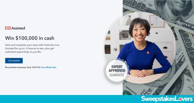 TurboTax Live Assisted Sweepstakes 2022