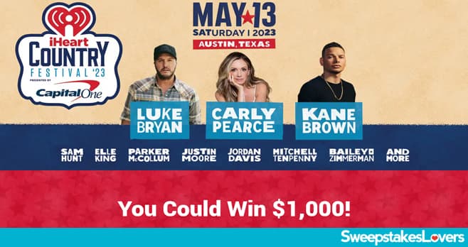 Valpak $1,000 iHeart Country Sweepstakes 2023