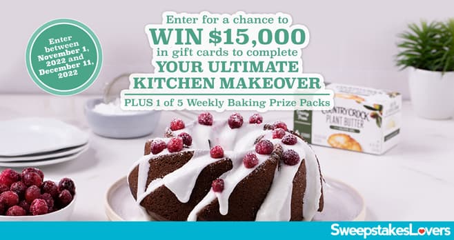 Country Crock Bake Swap Sweepstakes 2022