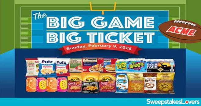 ACME Big Game Big Ticket Sweepstakes 2024