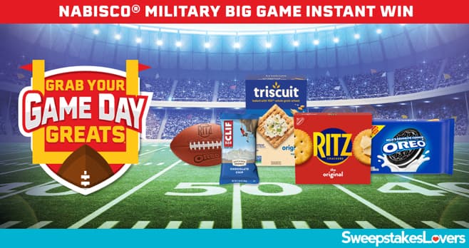 Nabisco Military Big Game Sweepstakes 2026 (NabiscoBigGame.com)