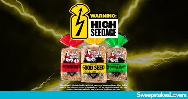 Dave's Killer Bread High-Seedage Giveaway 2023