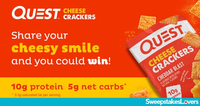 Quest Your Big A-Cheese-Ment Smile Sweepstakes 2023
