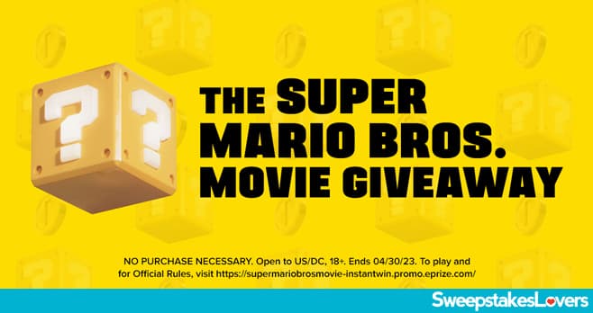 Amazon Super Mario Bros Movie Giveaway 2023