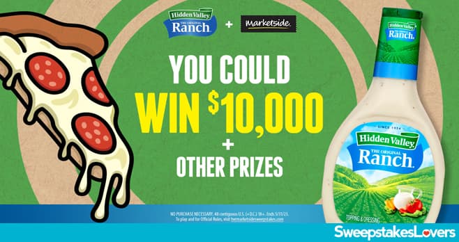 Hidden Valley Ranch Marketside Sweepstakes & Instant Win Game 2023