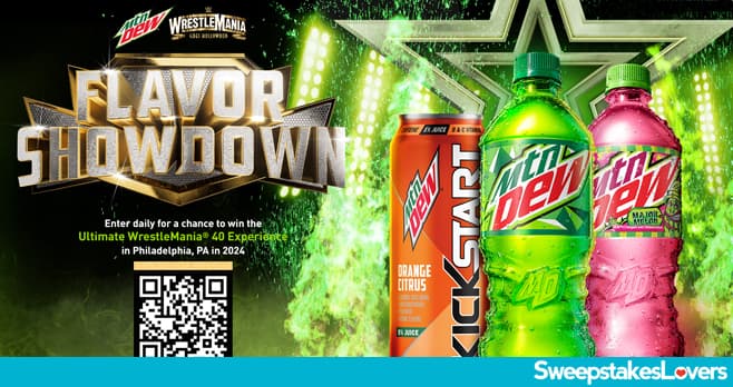Mountain Dew WWE Instant Win Game and Sweepstakes 2023