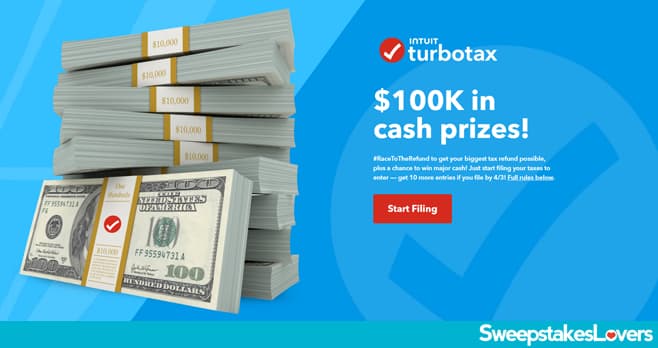 TurboTax Race To The Refund Sweepstakes 2023