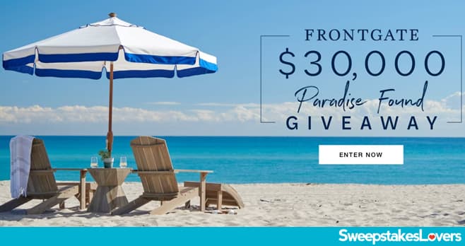 Frontgate $30,000 Paradise Found Giveaway 2023