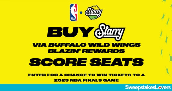 Starry NBA Sweepstakes 2023 at Buffalo Wild Wings