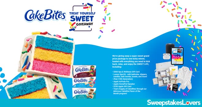 Cake Bites Treat Yourself Sweet Giveaway 2023