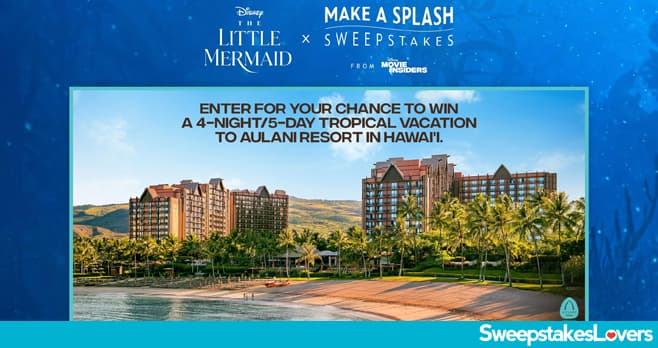 Disney Make A Splash Sweepstakes 2023