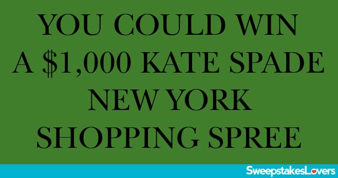 Kate Spade 30th Anniversary Contest 2023