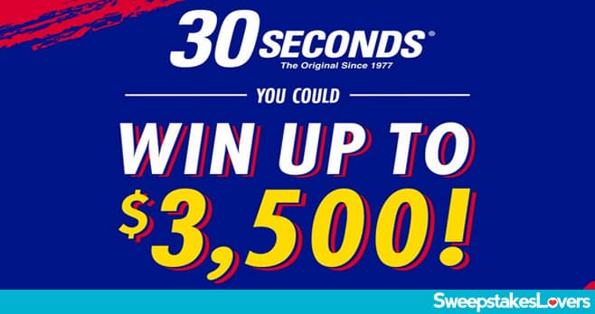30 Seconds Cleaners One Up The Block Sweepstakes 2023