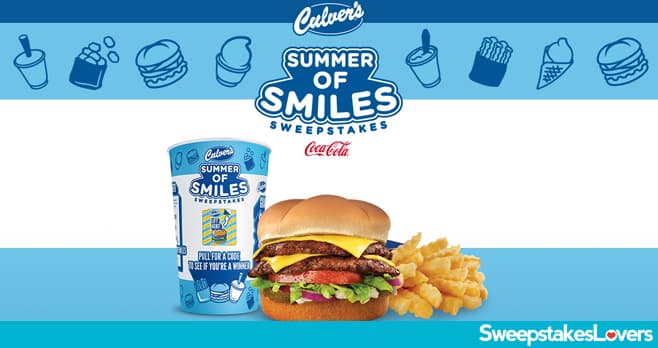 Culvers Summer of Smiles Sweepstakes 2023
