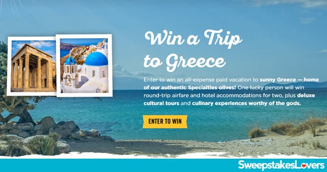 Pearls Olives Greece Sweepstakes 2023
