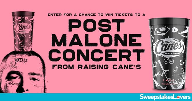 Raising Canes Post Malone Cup Sweepstakes 2023
