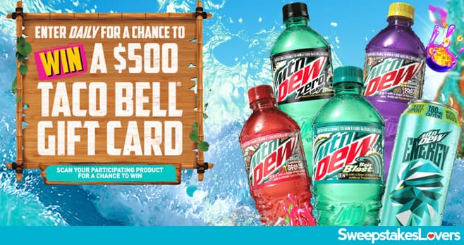 Summer of Mtn Dew Baja Blast Sweepstakes 2023