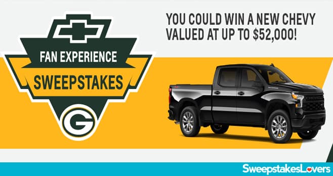 Chevy Packers Experience Sweepstakes 2023