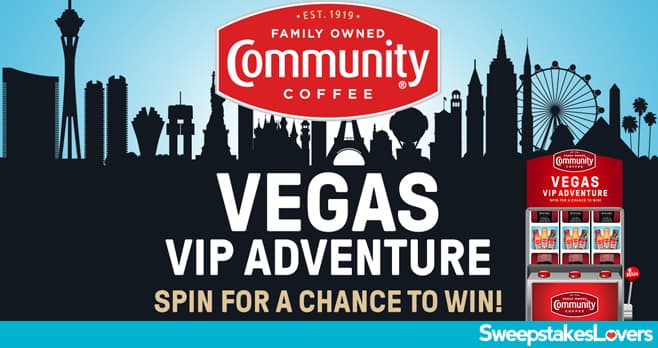 Community Coffee Vegas Instant Win Game & Sweepstakes 2023