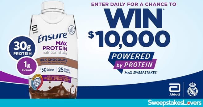 Ensure Max Challenge Sweepstakes 2024