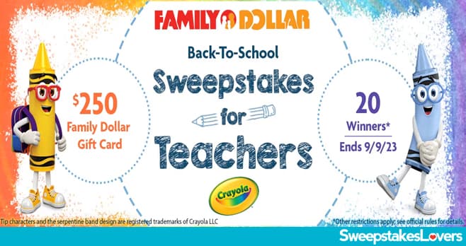 Family Dollar Back To School Sweepstakes 2023