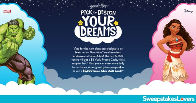 Goodnites Pick The Design Of Your Dreams Giveaway 2023