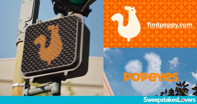 Popeyes Find Poppy Sweepstakes 2023