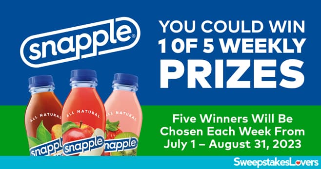 Snapple Kum & Go Sweepstakes 2023