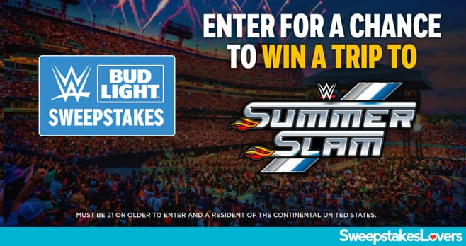 WWE Bud Light SummerSlam Sweepstakes 2023