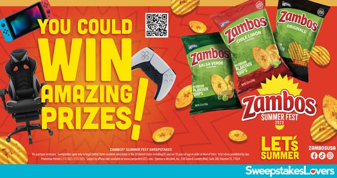 Zambos Summer Fest Sweepstakes 2023