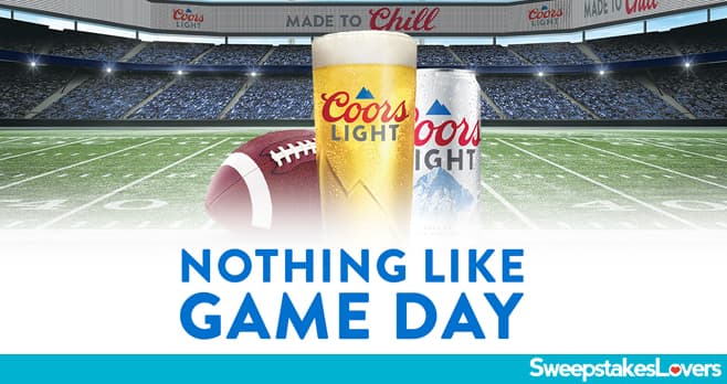 Coors Light Nothing Like Game Day Instant Win Game and Sweepstakes 2023