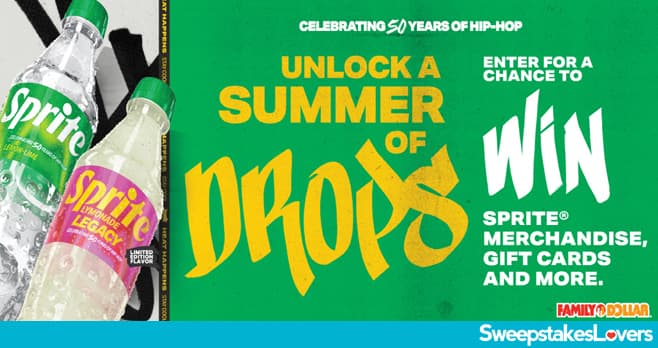 Family Dollar Sprite Summer Sweepstakes 2023
