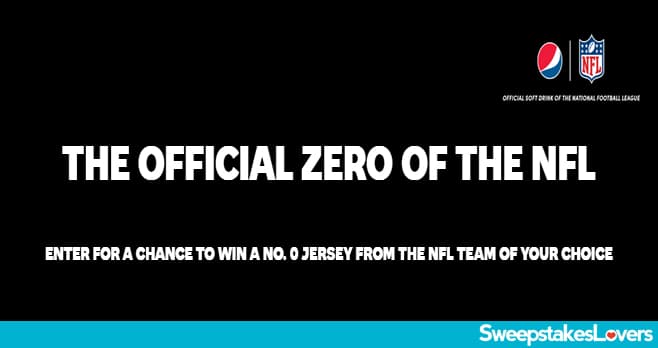 Pepsi Zero Sugar Jersey Sweepstakes 2023