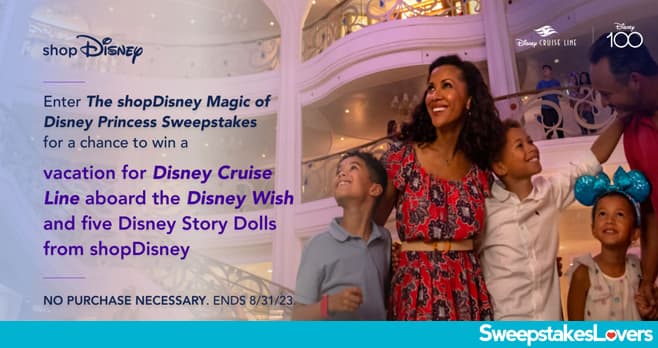 shopDisney Magic of Disney Princess Sweepstakes 2023