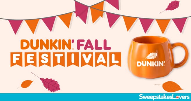 Dunkin Donuts Fall Festival Instant Win Game 2023