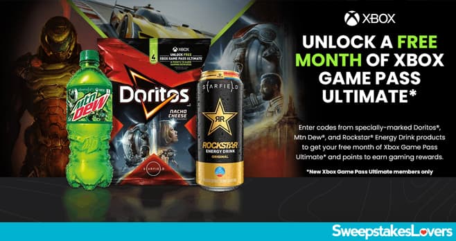 Doritos, Mtn Dew, & Rockstar Energy Drink Xbox Sweepstakes 2023
